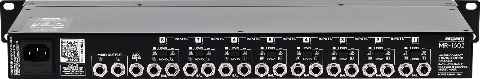 rackmount 8 stereo channels