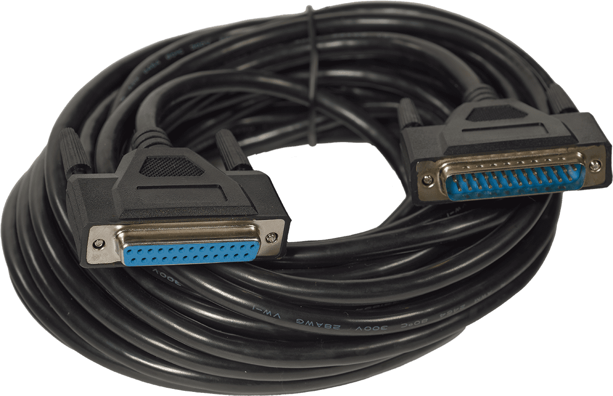 Black cable ILDA 10 meters for SPECTRUM