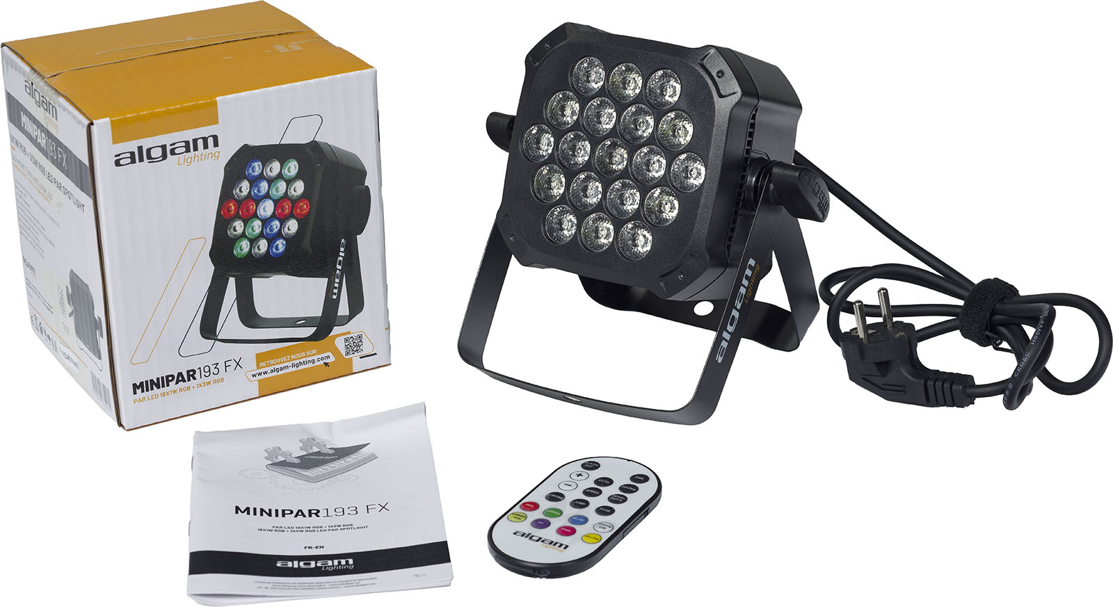 MINIPAR 193 FX - 18x 1W and 1x 3W RGB Mini Par LED with FX