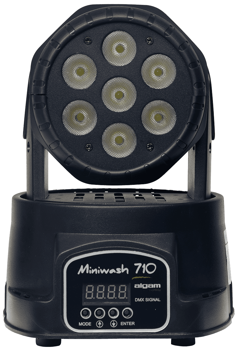RGBW 7 x 10W LED Wash moving head