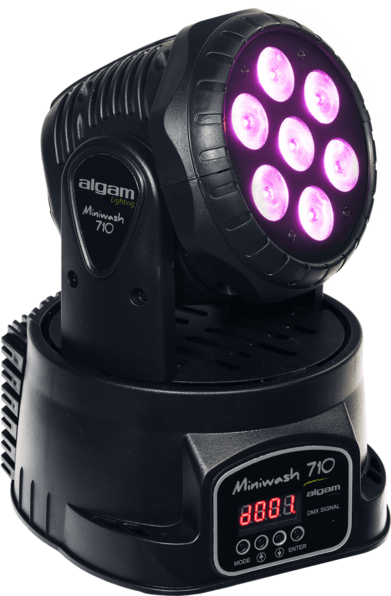 RGBW 7 x 10W LED Wash moving head