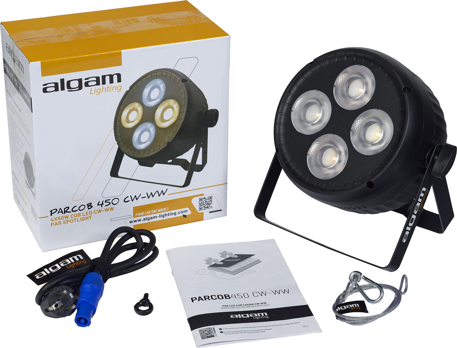 Cold/warm white 4x 50W COB LED Par