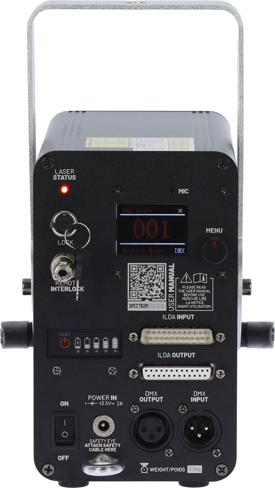 1500 mW battery-powered animation laser, App control
