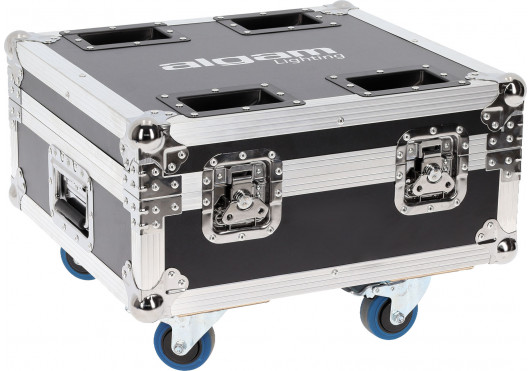 Flight case for 6 EVENTPAR 412 HEX IP with charger
