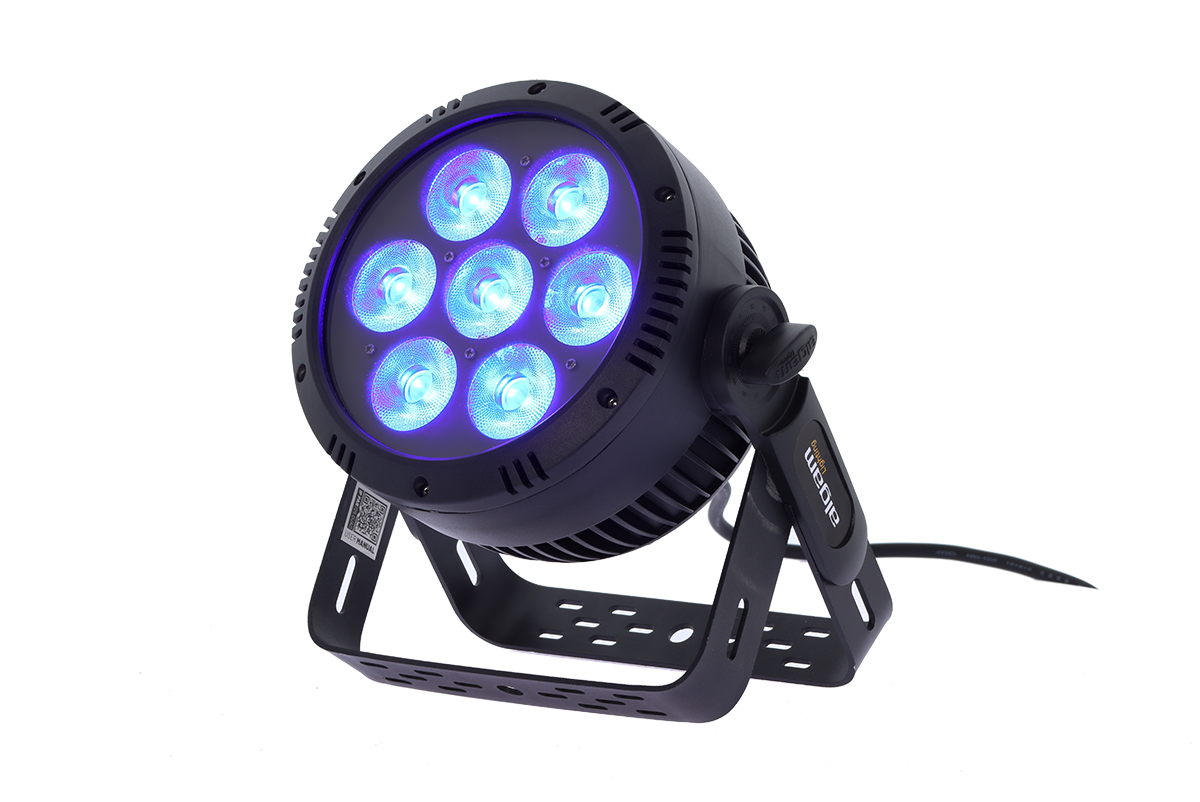 IP65 7 x 25W QUAD LED Par