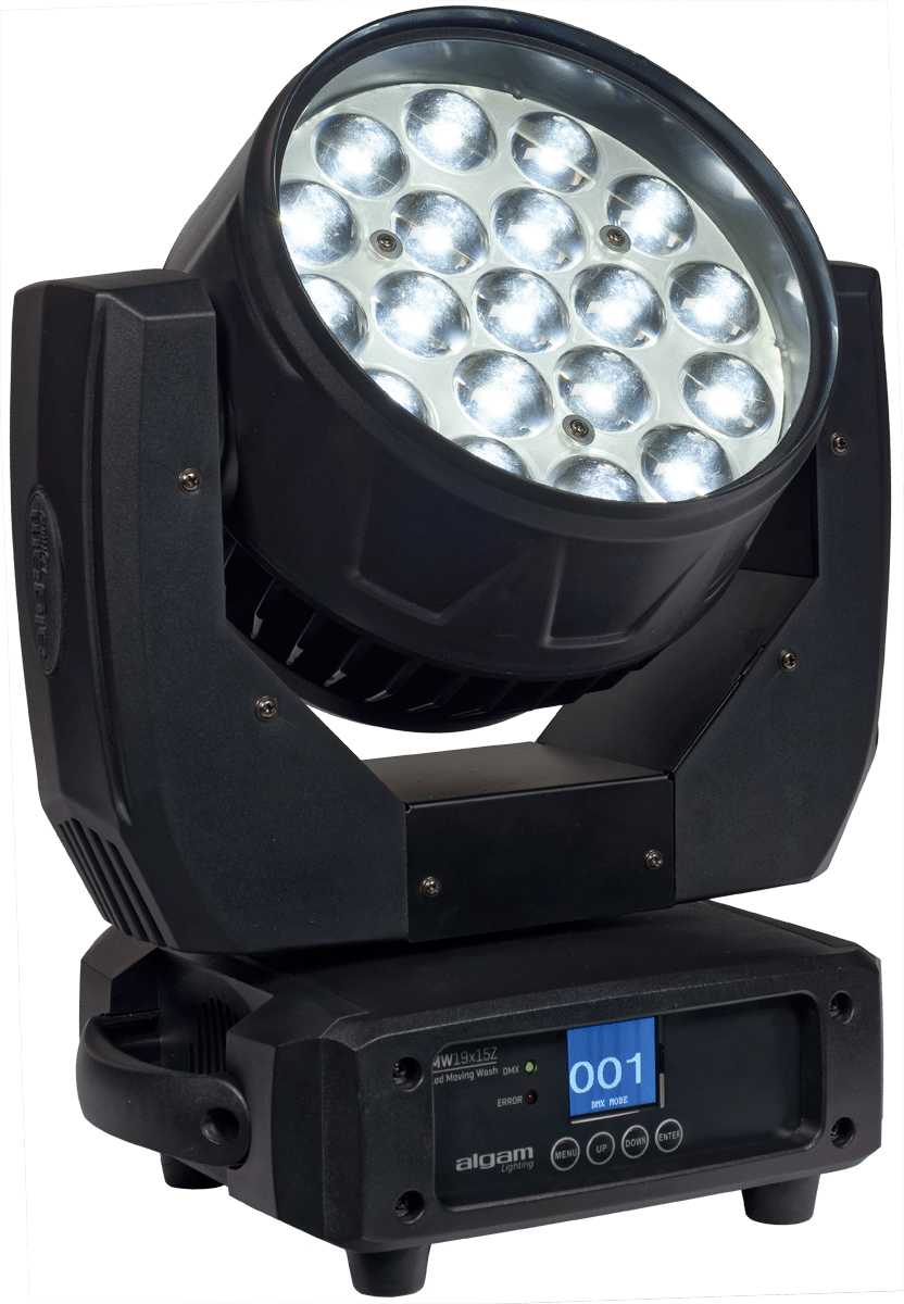 19X15W led zoom wash head 4 in 1