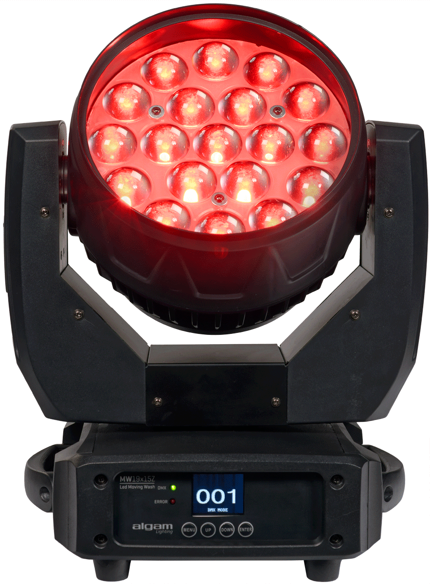 19X15W led zoom wash head 4 in 1