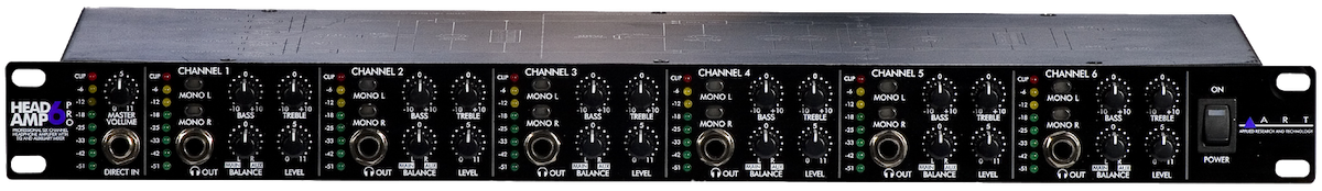 6 Channel Pro Headphone Amp