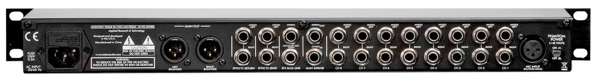 8-Channel Stereo Mixer with Effects Loop