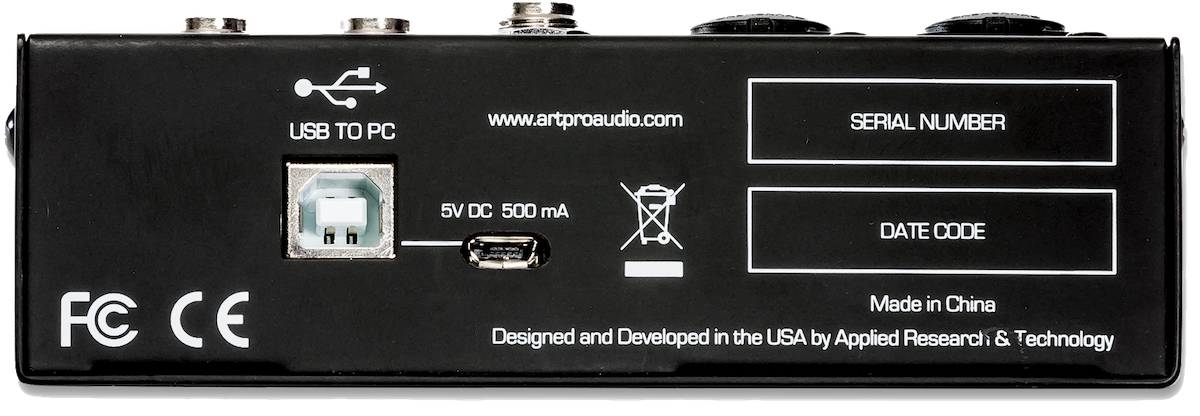 4-Channel Mixer / USB Audio Interface