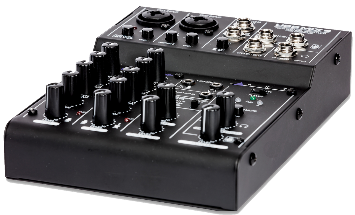 4-Channel Mixer / USB Audio Interface