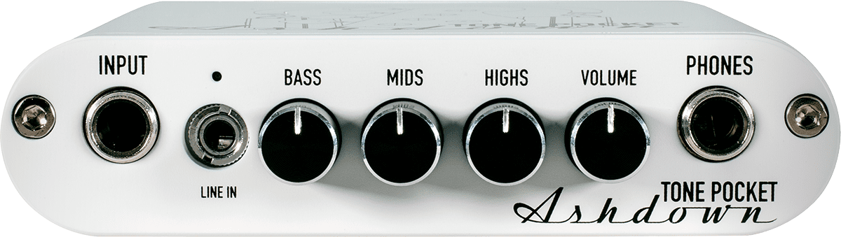 White headphone preamp / audio interface