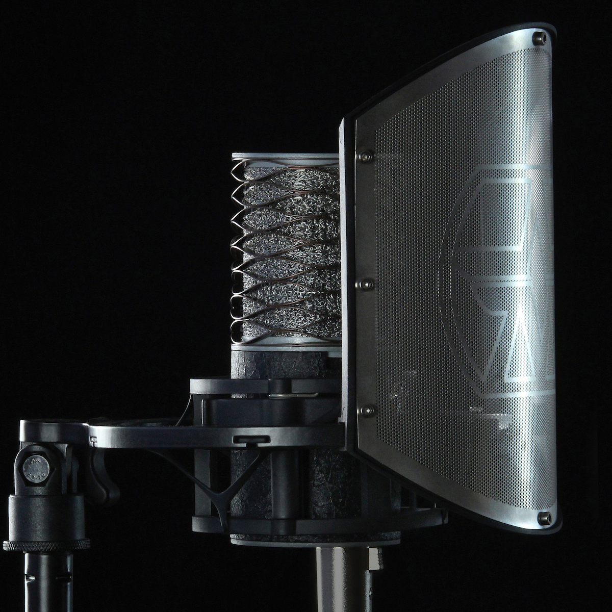 Large Diaphragm Condenser Microphone with Aston SwiftShield Pop Filter and Shock Mount Set