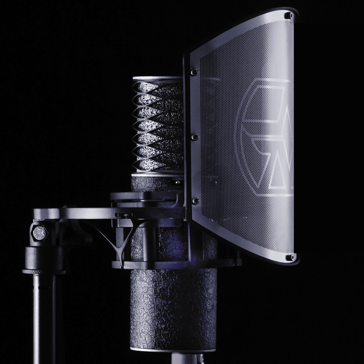 Large Diaphragm Condenser Microphone with SwiftShield Pop Filter and Shock Mount Set
