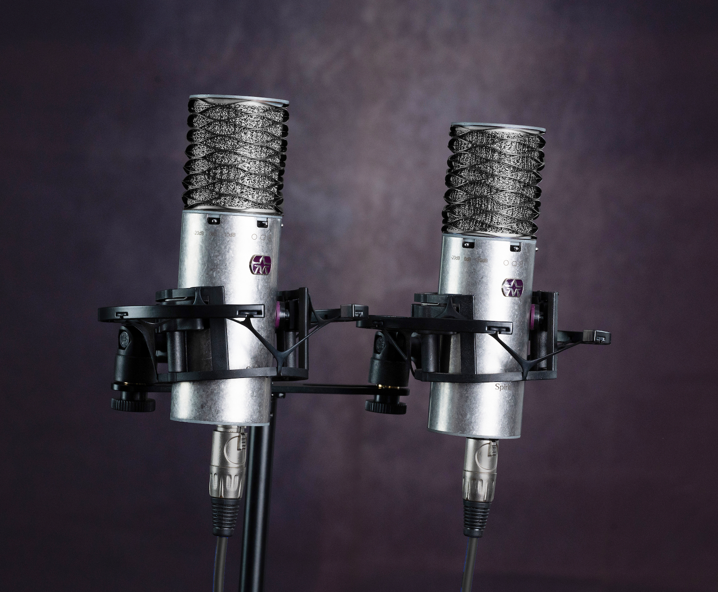 Transformer-based multi-pattern condenser microphone pair