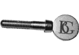 Screw for ligatures metal- nickel