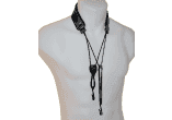 Strap leather for Bass Clarinet - 2 hooks