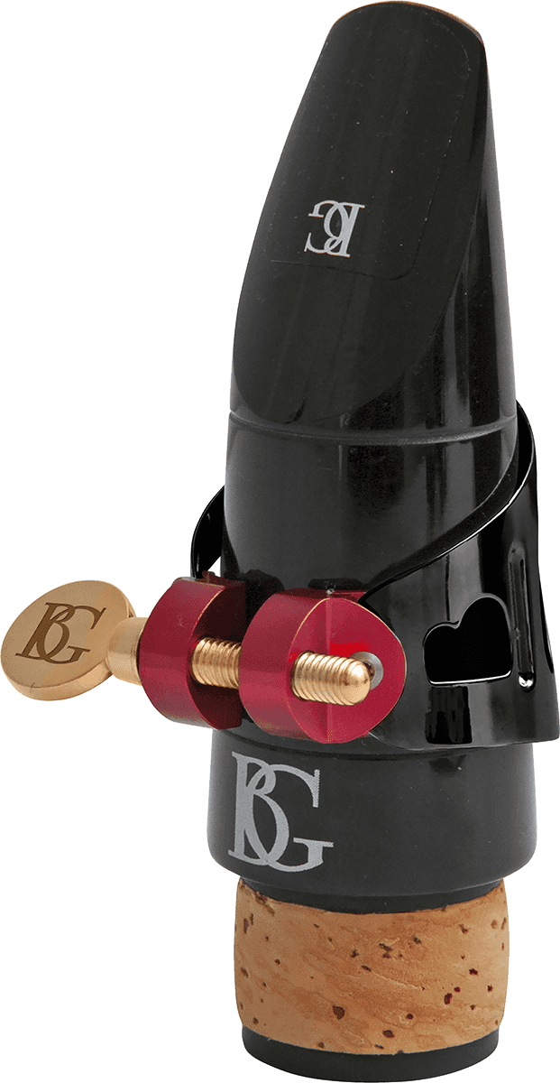 Black varnished Duo ligature - Bb clarinet and alto sax