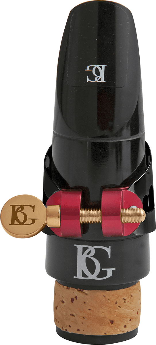 Black varnished Duo ligature - Bb clarinet and alto sax