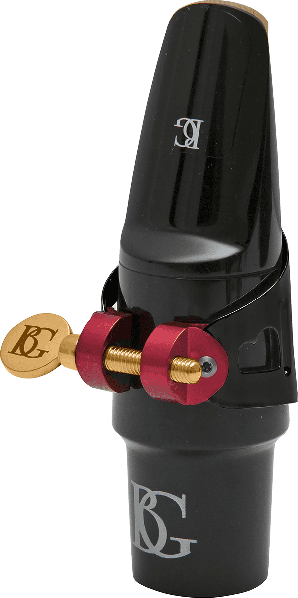 Black varnished Duo ligature - Bb clarinet and alto sax