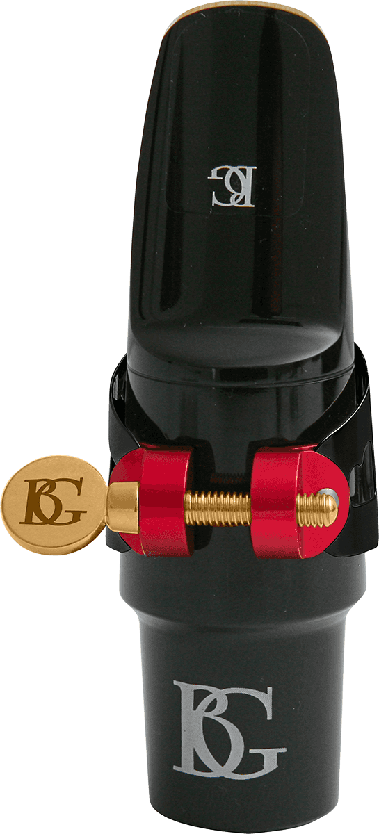 Black varnished Duo ligature - Bb clarinet and alto sax