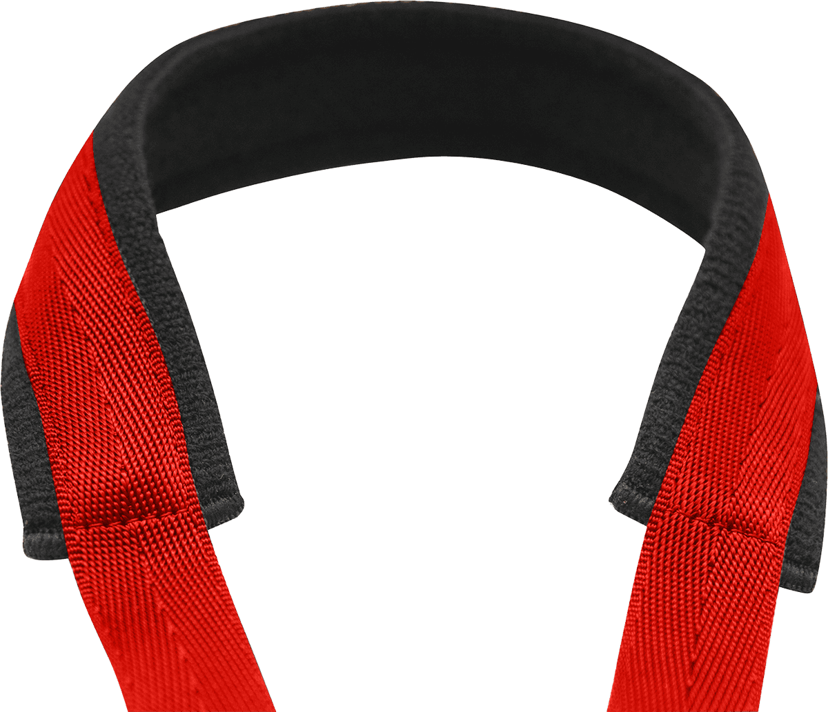 Strap comfort red for sax - metal snap hook