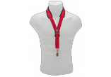 Strap comfort red for sax - metal snap hook