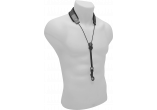 Leather cord for sax - carabiner - S size