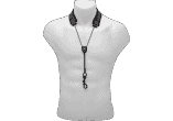 Strap nylon for soprano sax  courbe - snap hook