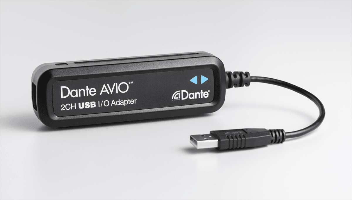Dante USB adaptor 2 channels in/out