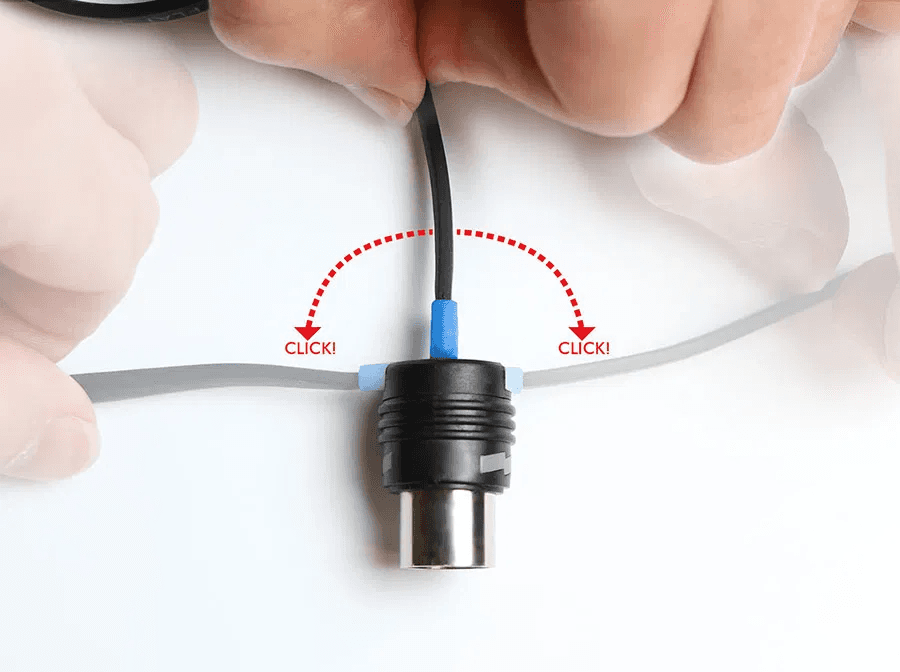 28 cm midi flat cable, 3-positions
