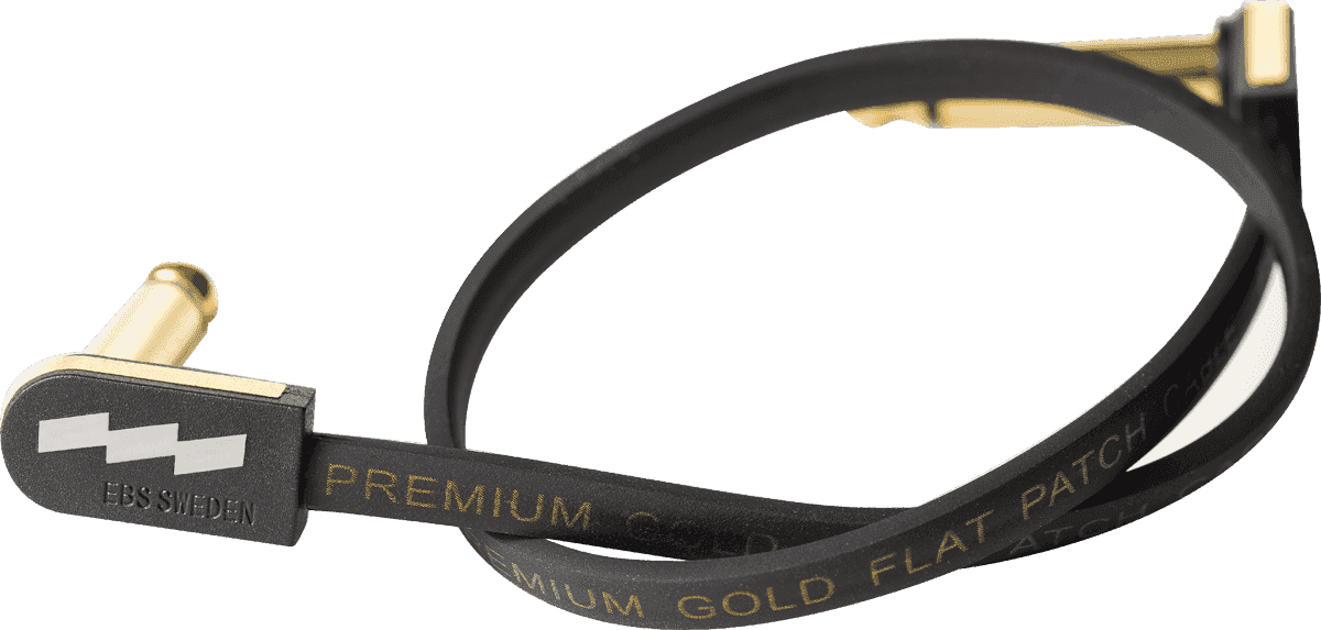 PREMIUM GOLD FLAT PATCH CABLE 10 cm