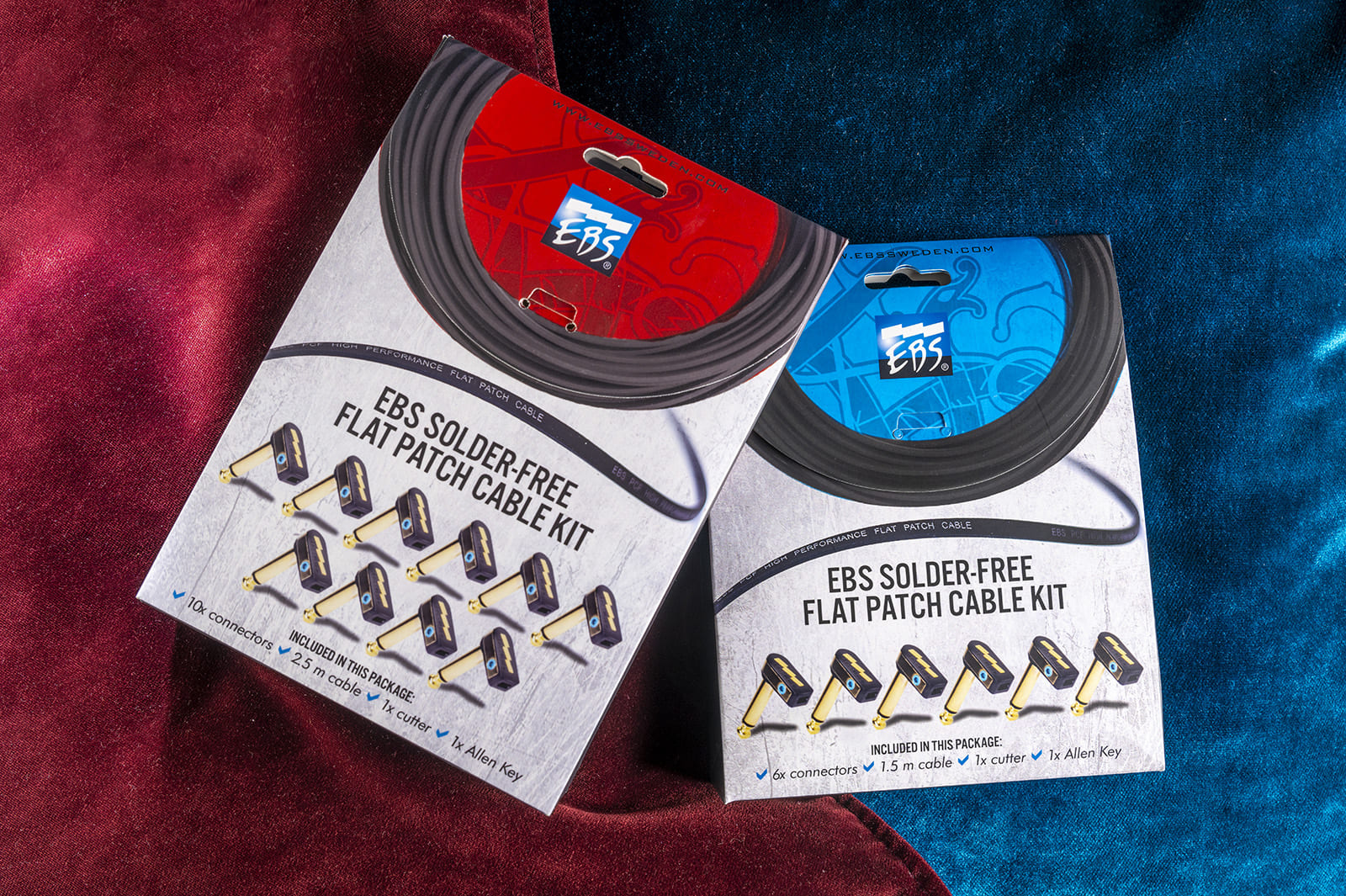 Solder-free flat 10 patch cable kit