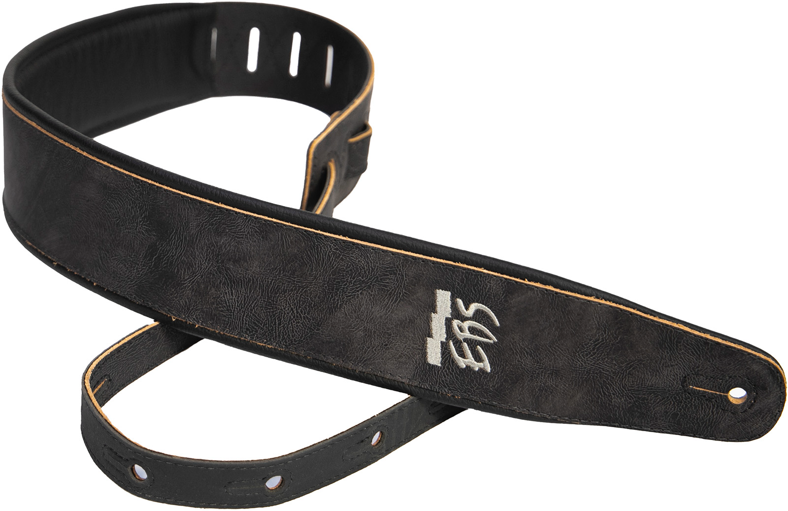 EBS leather straps stained black