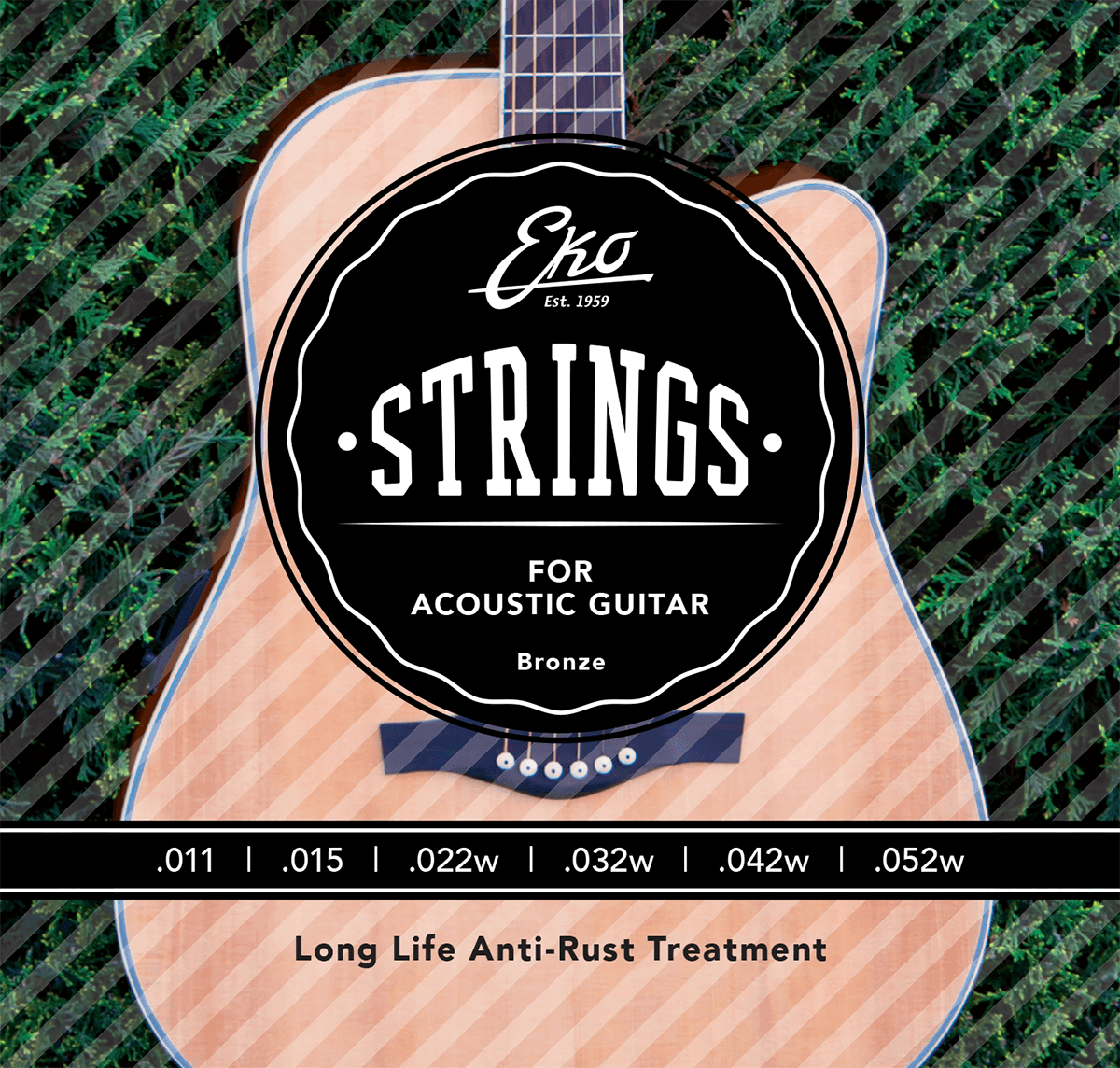 Acoustic strings set Bronze 11-52 Medium / Light