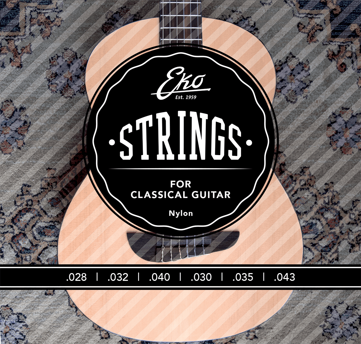 Classical strings set Nylon 28-43 Medium