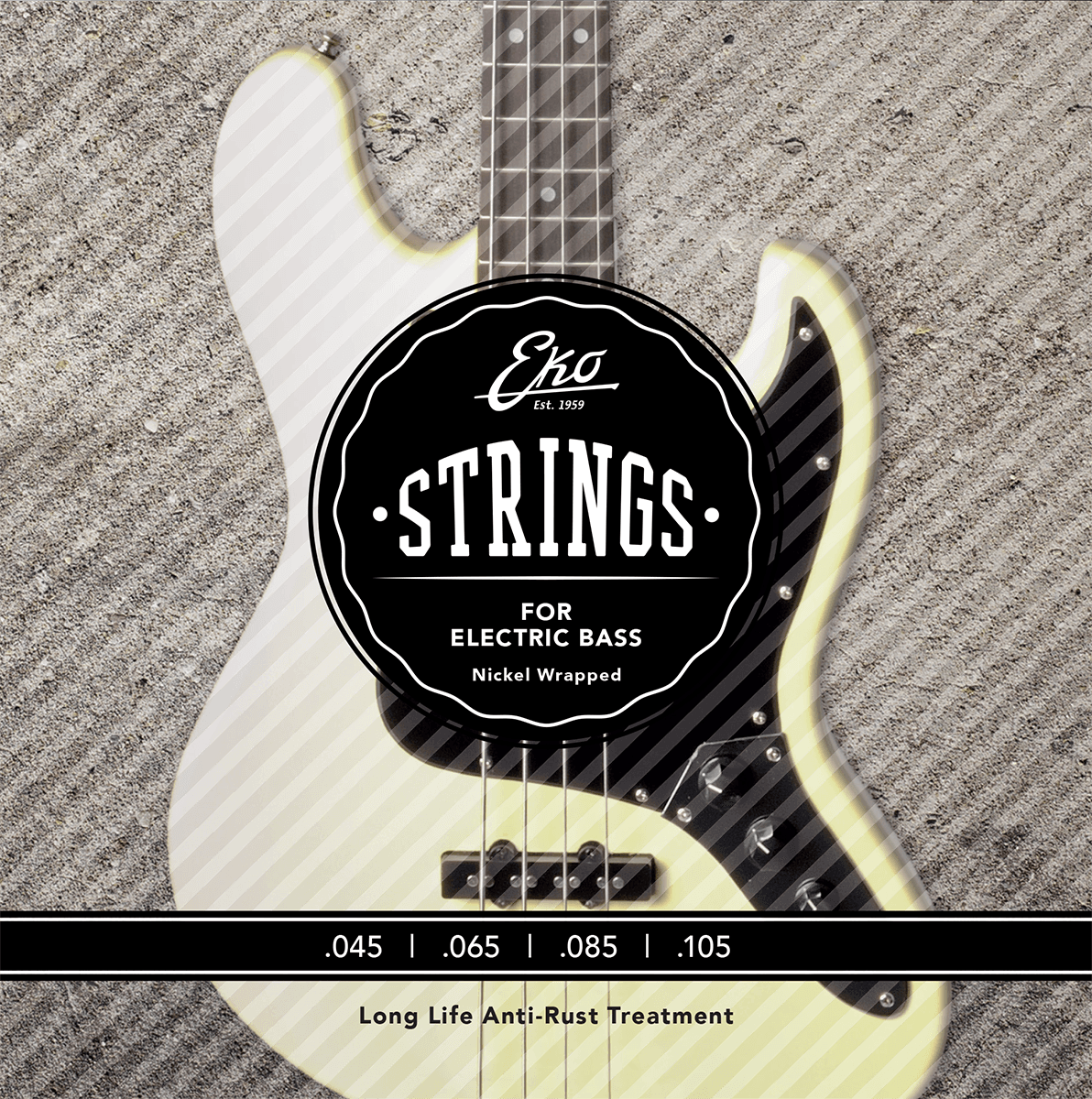 Bass strings set 45-105 medium nickel
