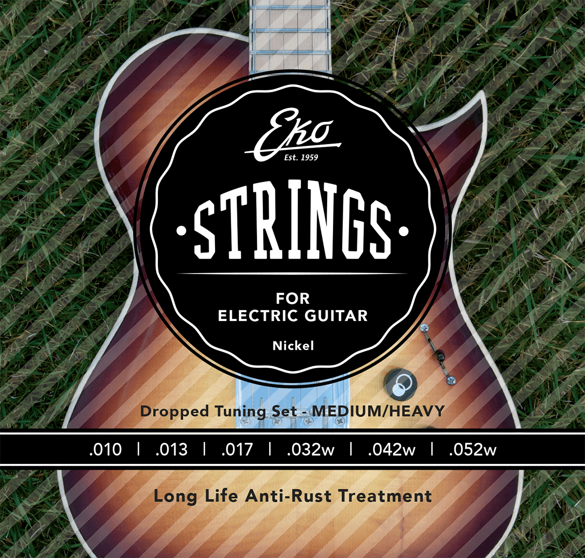 Electric strings set nickel 10-52 heavy bottom