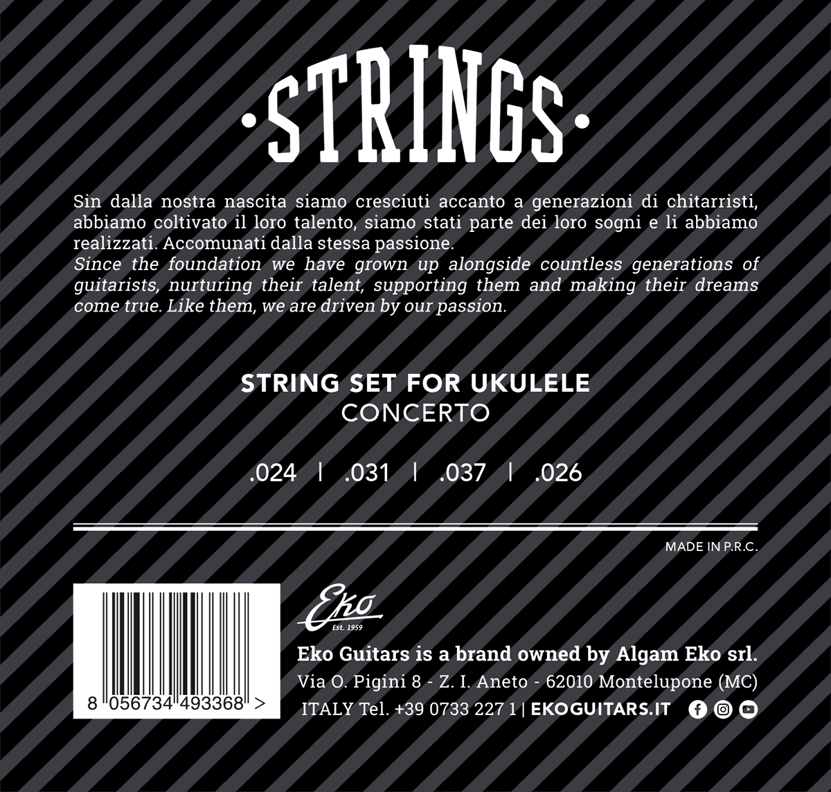 Concerto Ukulele strings set - Medium