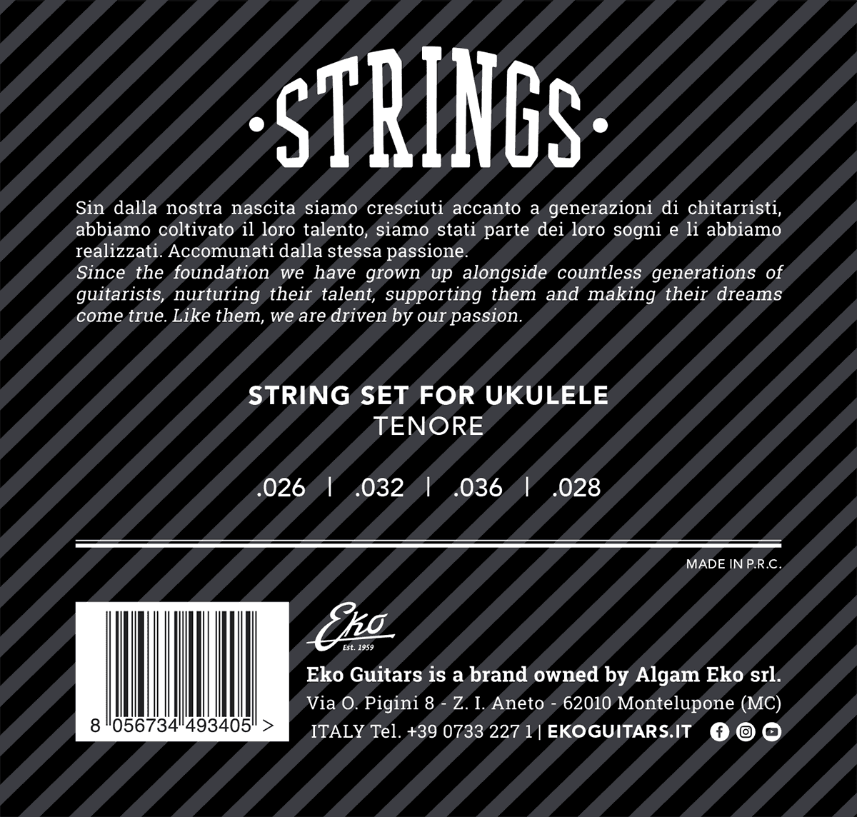 Tenor Ukulele strings set - Medium