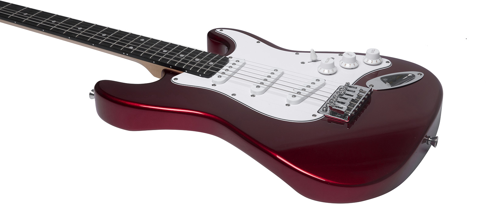 Type Strat - Format 3/4 - Chrome Red