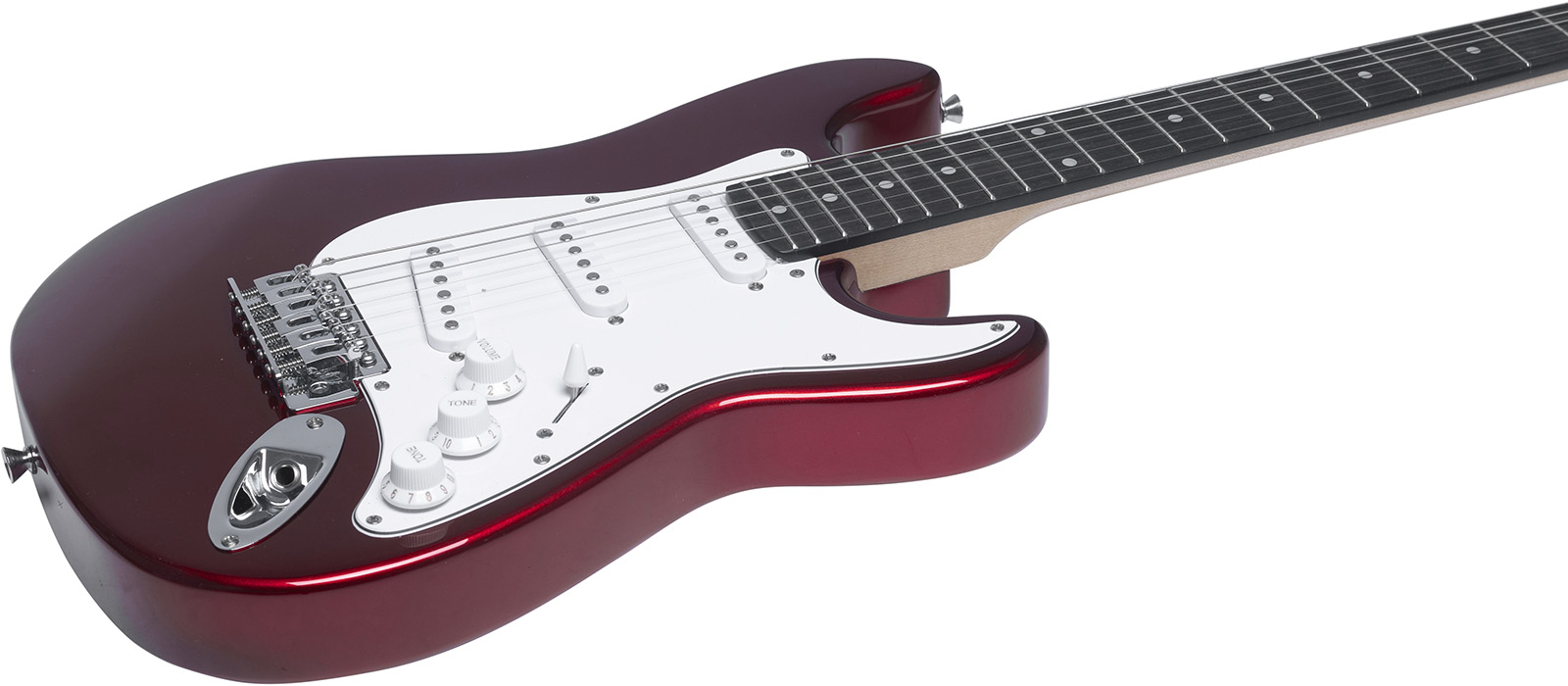 Type Strat - Format 3/4 - Chrome Red