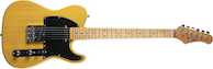 Type Tele vintage lightweight body - maple fingerboard - Butterscotch
