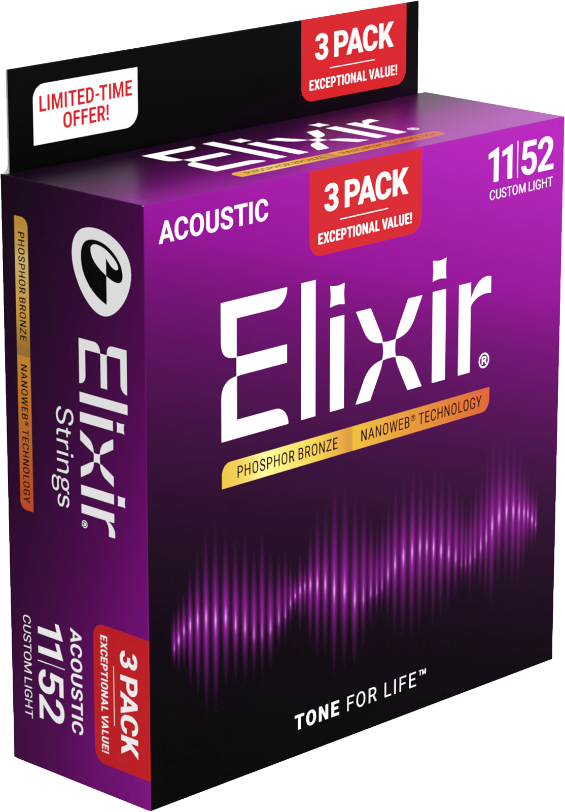 3 Pack Custom Light 11-52