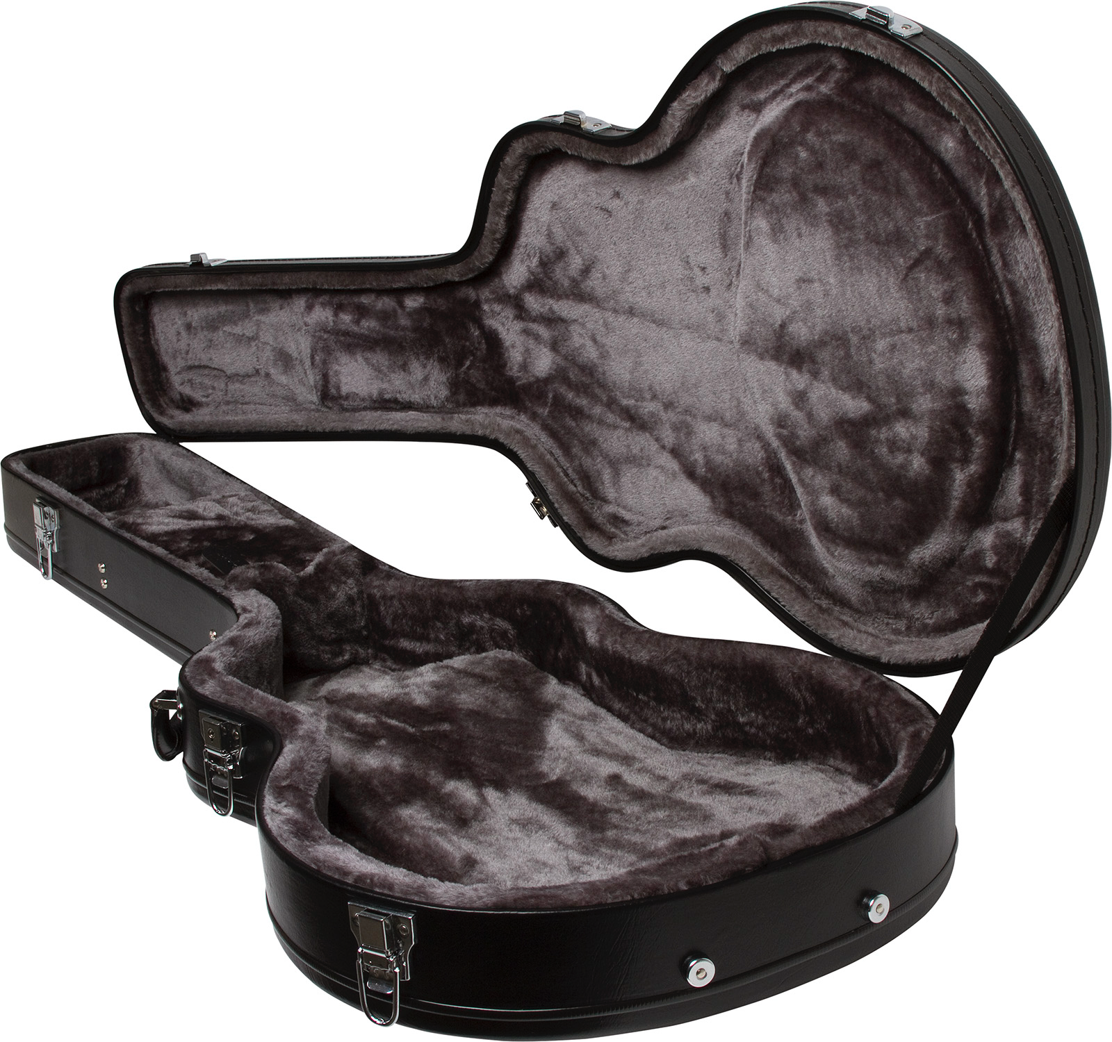 335 Casino-Type Hard Case 6 & 12 string Black