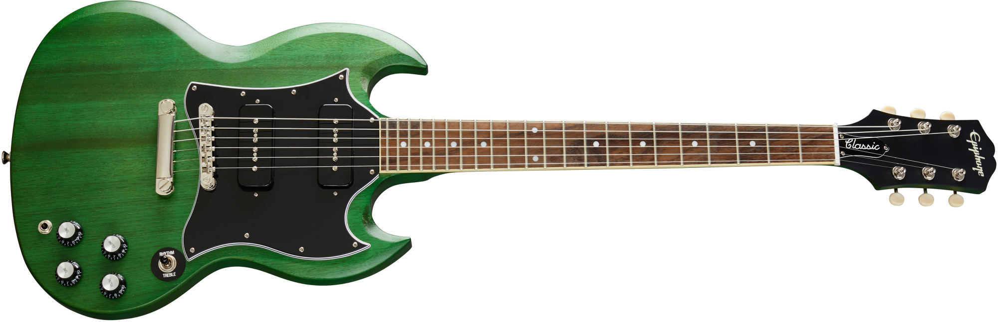 SG Classic Worn P-90s Worn Green