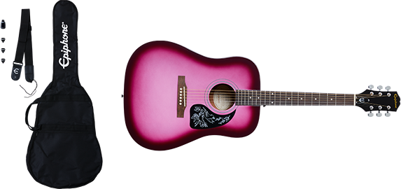 Starling Acoustic Player Pack Hot Pink Pearl