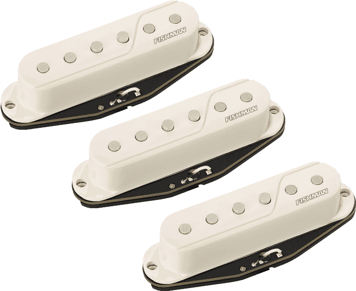 Fluence Single Width Pickup Sets White