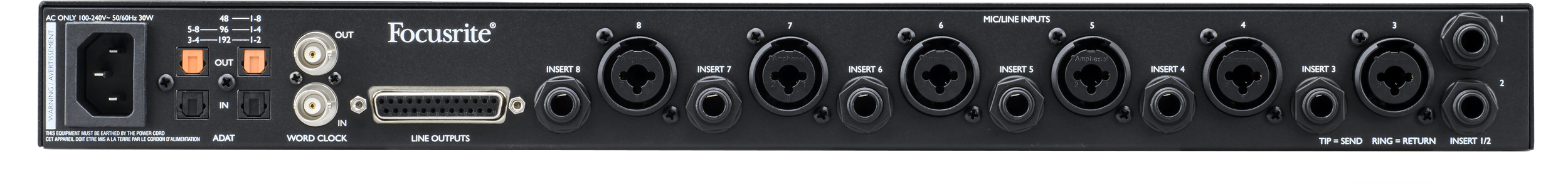 8 channel ADAT microphone preamp | Algam Nordic
