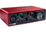 2 in/2 out USB-C, 1 mic, 1 line/Hi-Z